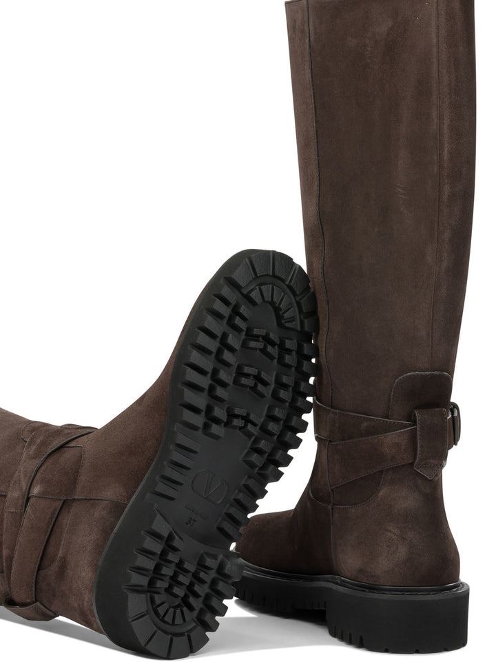 Valentino Garavani Vlogo Bottes et Bottines Noir