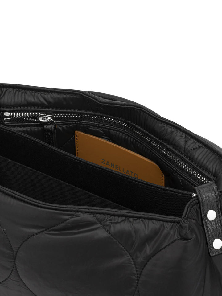 Zanellato Postina® Lunaria Handbags - Nero | 397150e6389636ced36662234226733dc0bb4a8d