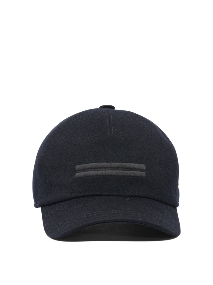 Zegna Cashmere Baseball Cap Cappelli - Blu | 4ffd59d28e3bfbb33f4c2072d0610d3d65520579