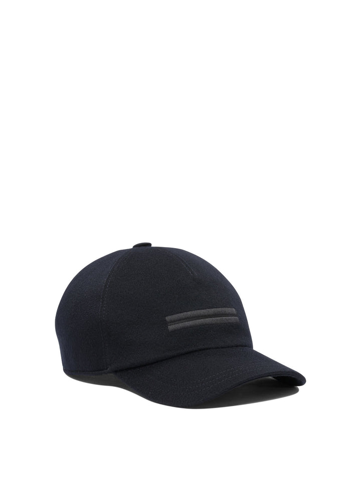 Zegna Cashmere Baseball Cap Cappelli - Blu | c8c436c64809fb29bee32f4cfb09f78632d106cd