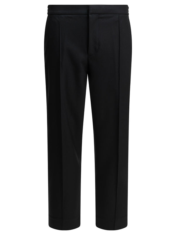 Tailored Wool Pants Trousers Blu