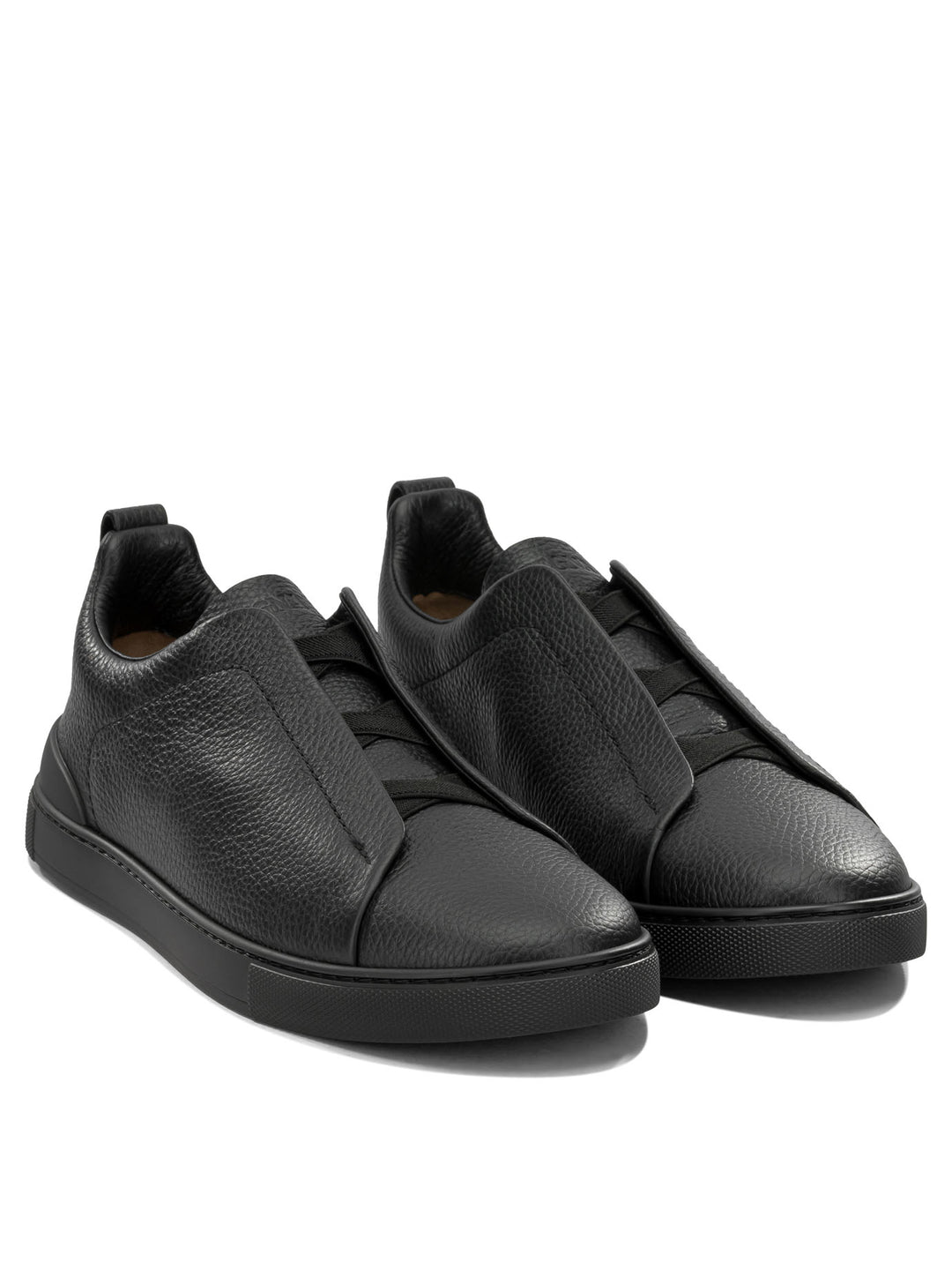 Zegna Triple Stitch™ Sneakers & Slip-On - Nero | 378a3e8900c48e352ea6f354318559fe8ccb8a73