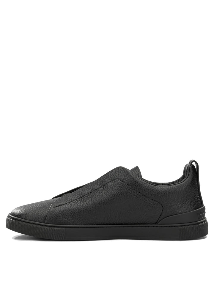 Zegna Triple Stitch™ Sneakers & Slip-On - Nero | 6495902c3553395e3bf01deb69b2f8a4d40cb33a