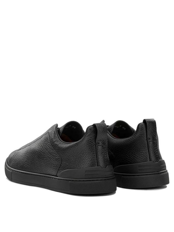 Zegna Triple Stitch™ Sneakers & Slip-On - Nero | c26fbac5d46f8d7cf7a34a55a46c9c99fe8d812c
