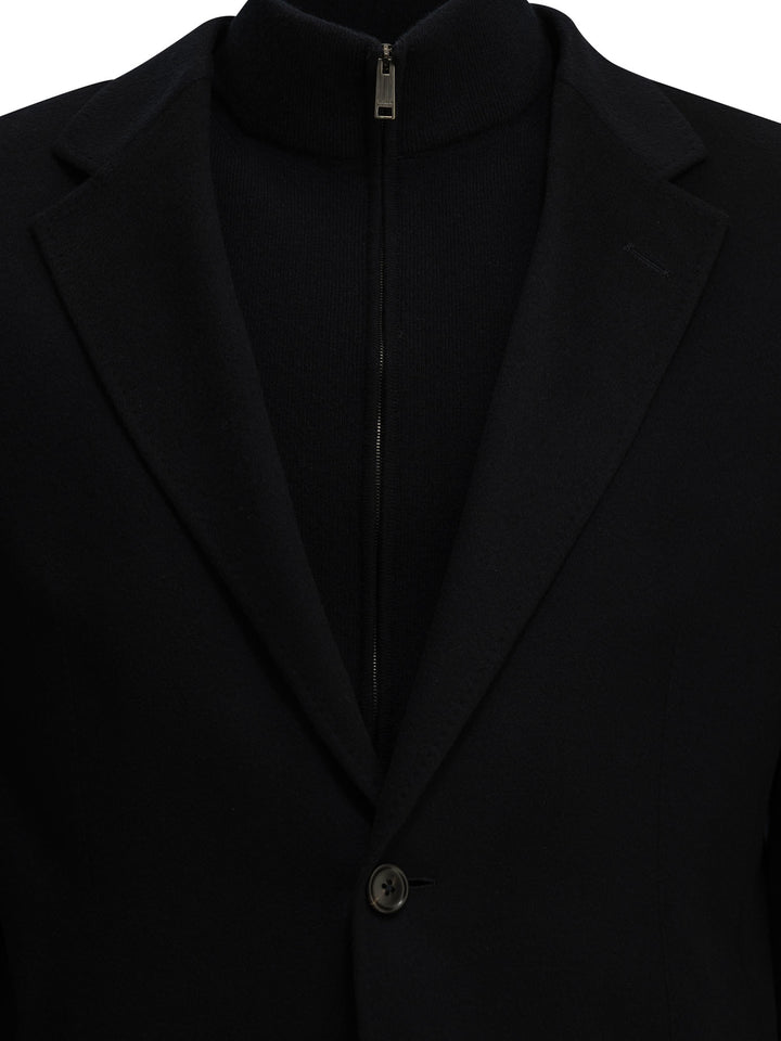 Zegna Cashmere Blazer Jackets and Coats - Blu | e01006ab8d9feed3ca2df4888636ef9582340bea