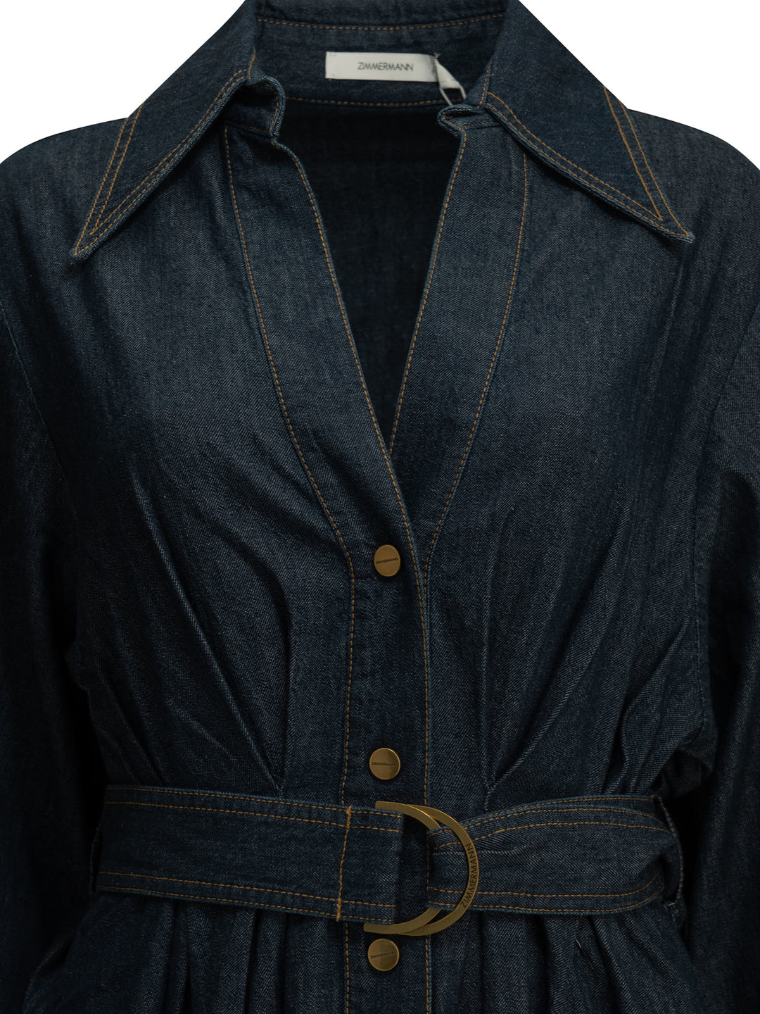 Zimmermann Midi Shirtdress Abiti - Blu | 26adf31335c61a9d17de1d711cca82631278a909