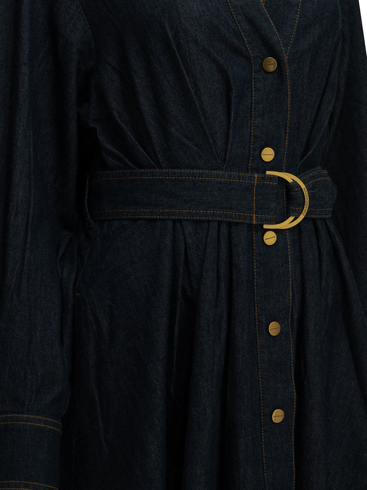 Zimmermann Midi Shirtdress Abiti - Blu | 49fc1e28c3a1fc093842b5d0359b934ffb183ecb