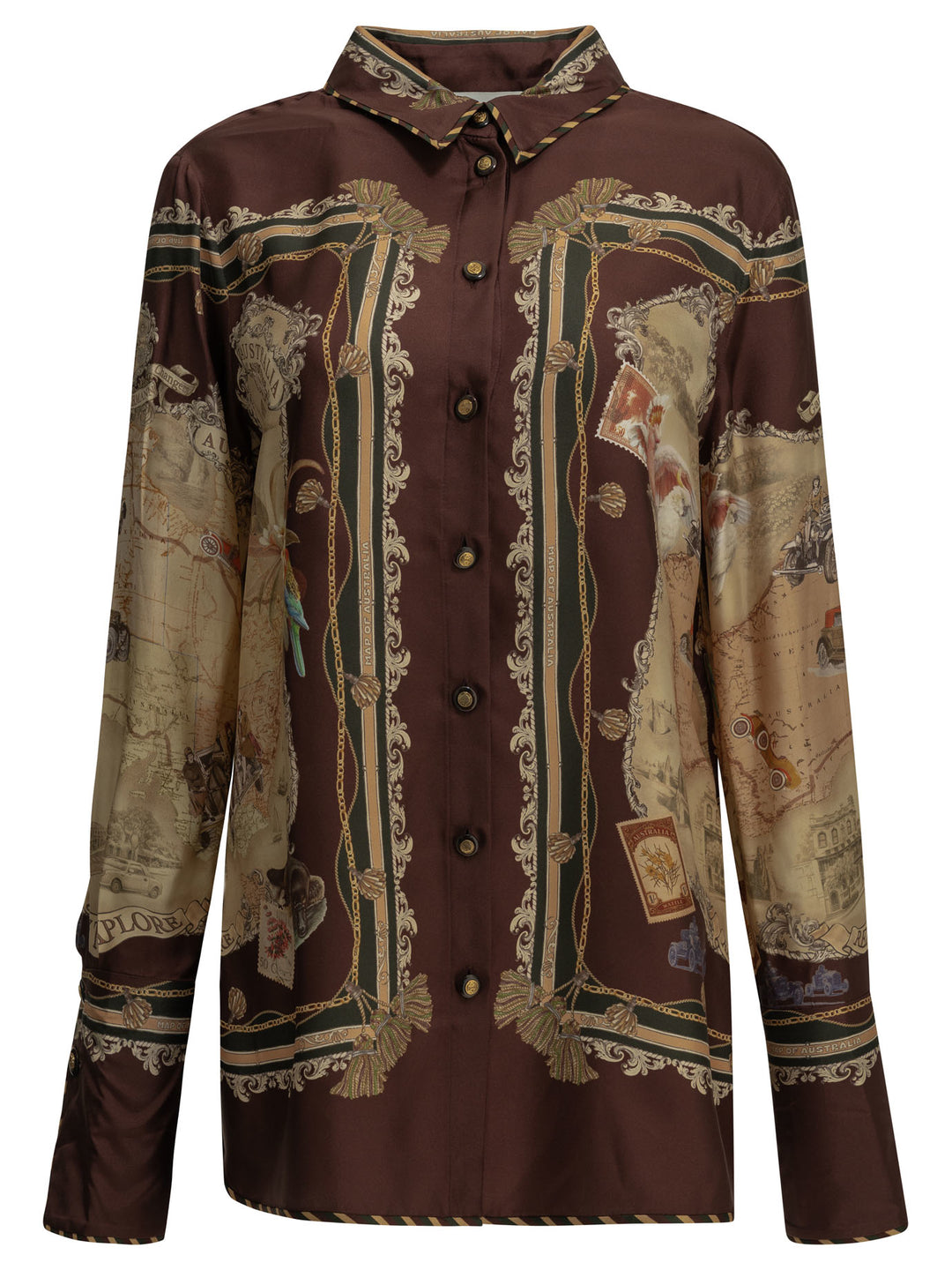 Zimmermann Valiant Shirts - Bordeaux | dfeb31134460d951dd58cbdb6f59d86823ce9f09