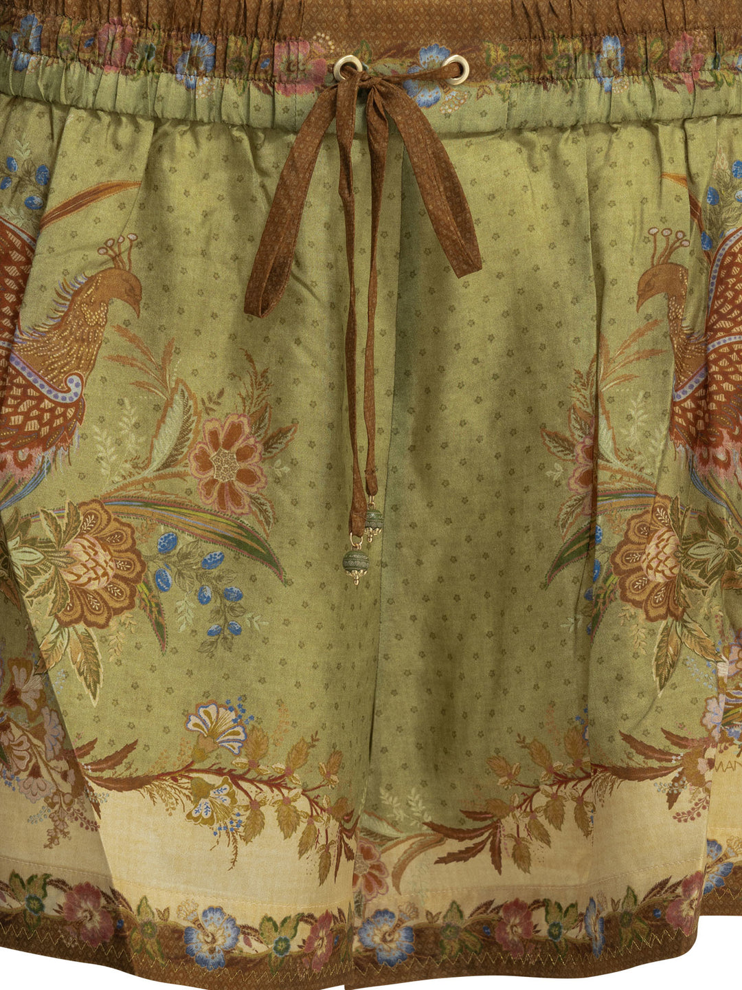 Zimmermann Indra Relaxed Shorts - Verde | a8785a9cba1b6e64996c35073f47dfbfdd51e809