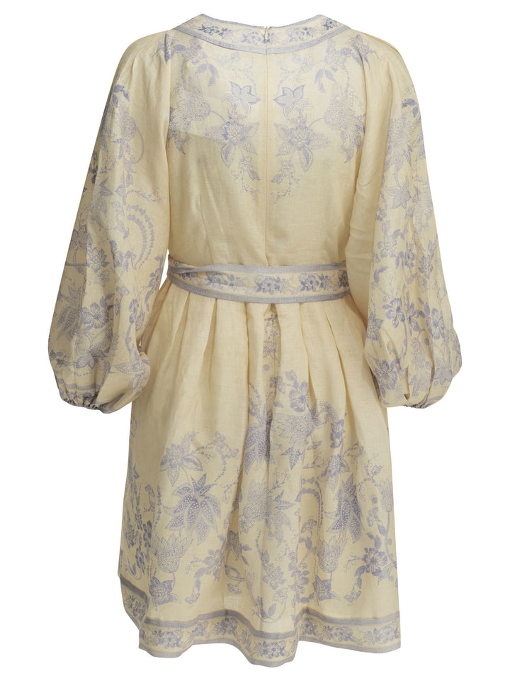 Zimmermann Indra Plunge Abiti - Bianco | 4ba51b5dd67df9a3c6d0013ae23de6264a8e34e9