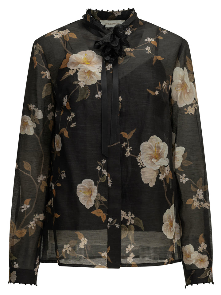 Zimmermann Ascent Shirts - Nero | 32d288355002da76cdb02fb036bb24b27b6b97b6