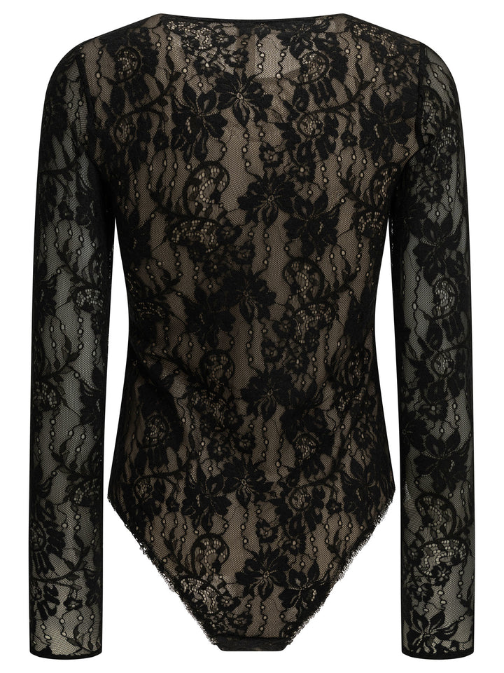 Zimmermann Lace Bodysuit Top - Nero | c54514aa9a7245ed95be03d5b64066c62c147e4c