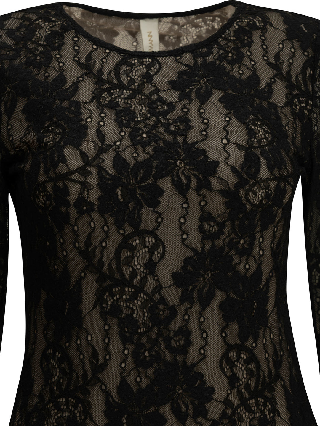 Zimmermann Lace Bodysuit Top - Nero | d705c4c2d5f01a3adfcc59f5ff9357428409f538