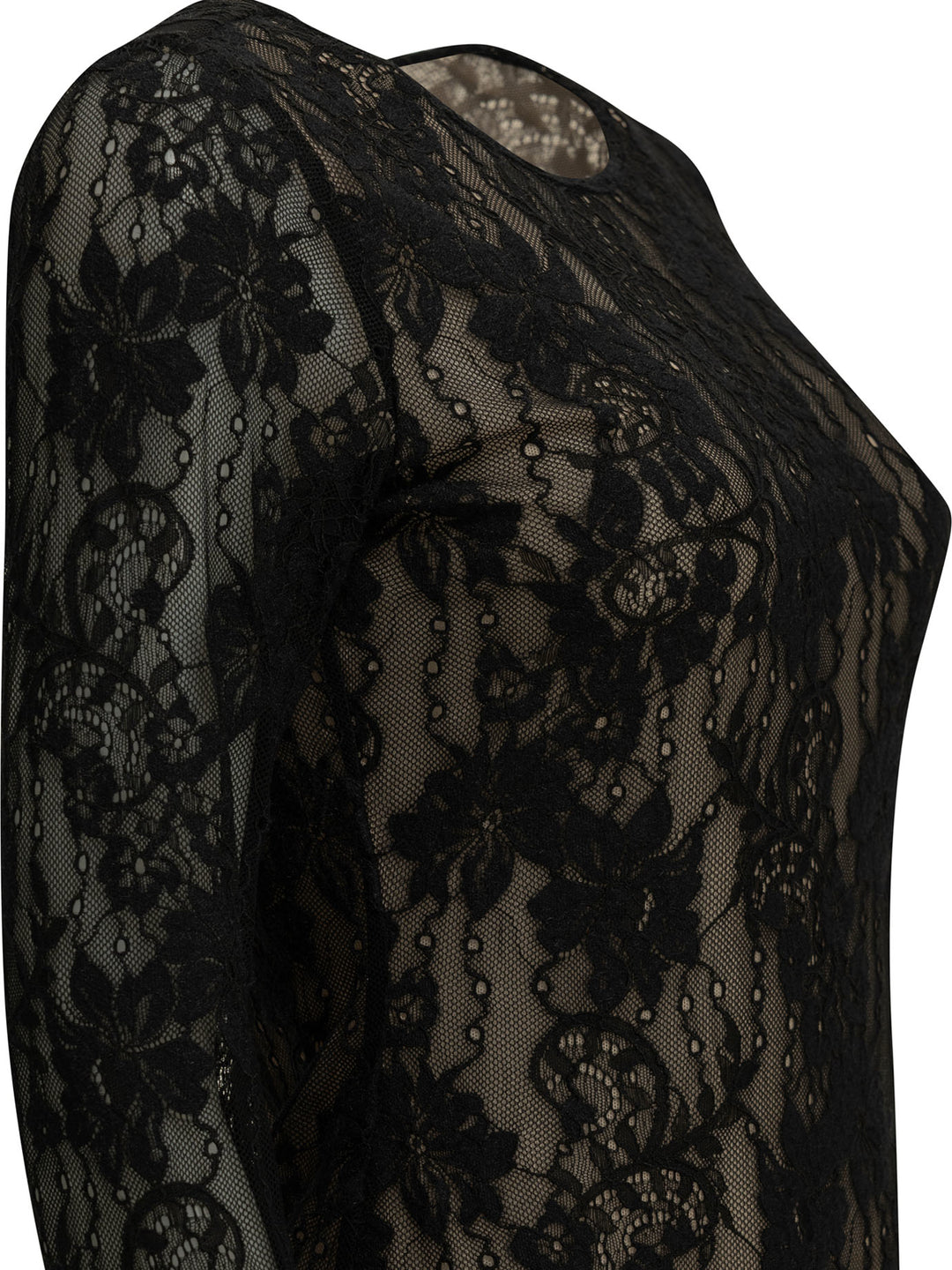 Zimmermann Lace Bodysuit Top - Nero | 42ca74f88cb49096477c465c9ccf36c488fd6356