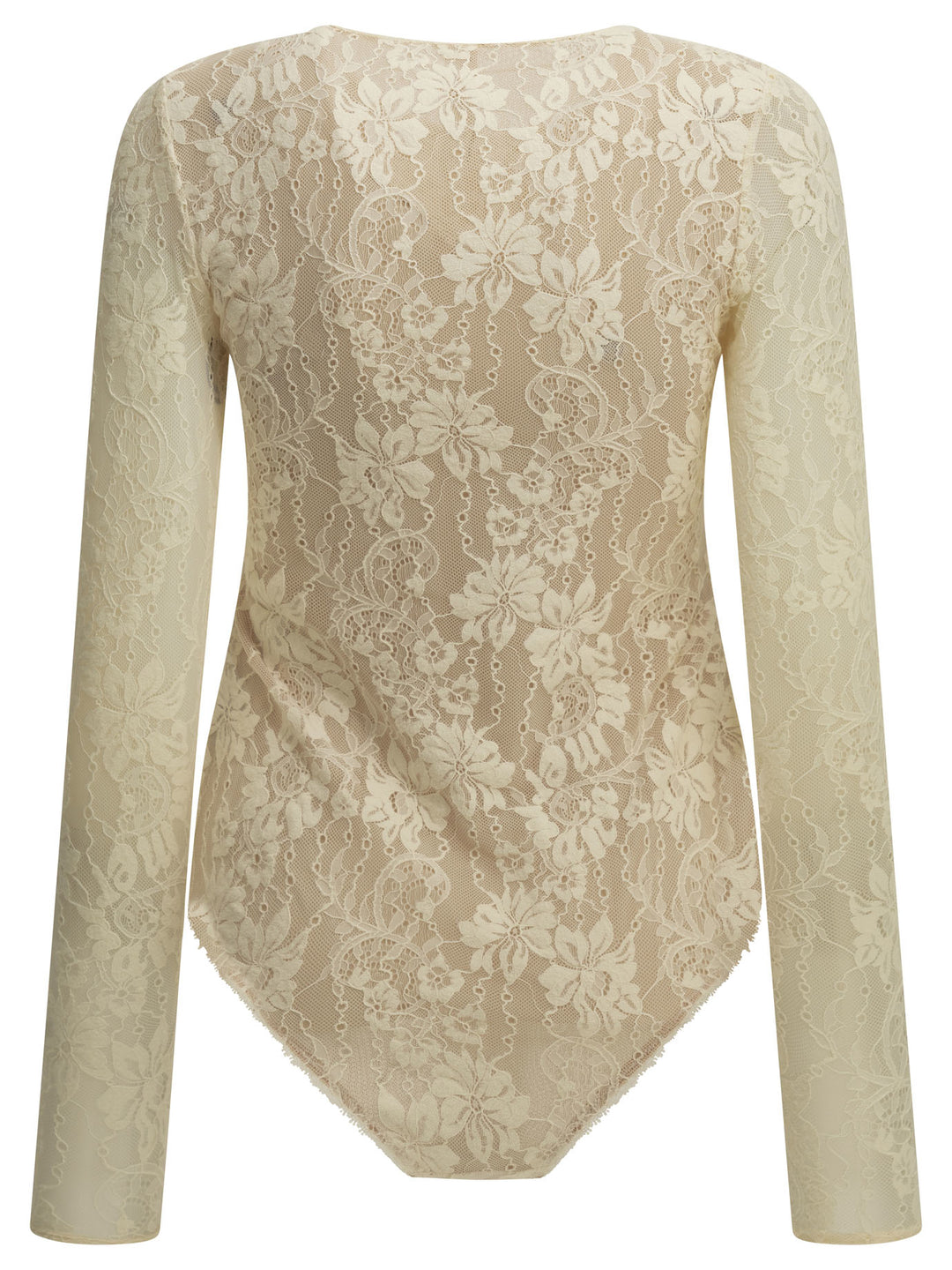 Zimmermann Lace Bodysuit Top - Bianco | ee4cecca15ad6aa5497d7a3964e2696b0da5c071