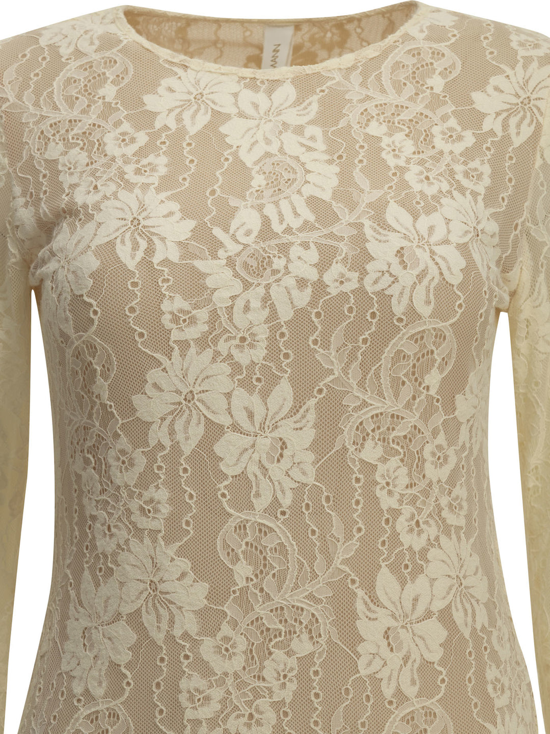 Zimmermann Lace Bodysuit Top - Bianco | 77cf2a7318cc8f87d1eba74bab00a24eed3a886c