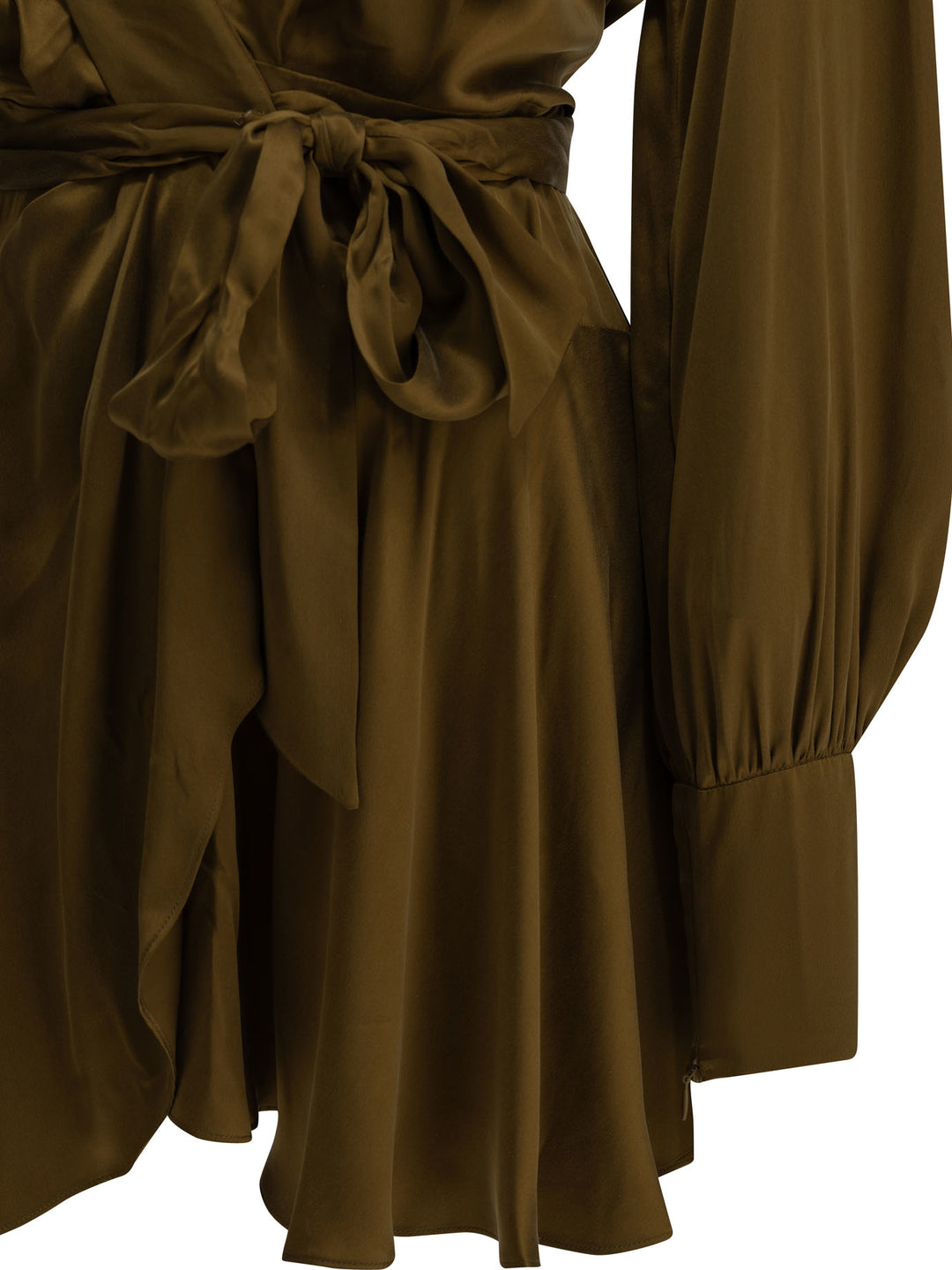 Zimmermann Short Wrap Dress Abiti - Marrone | aec83e35cc109151d8d72dc9b393b4e2fbf136b5
