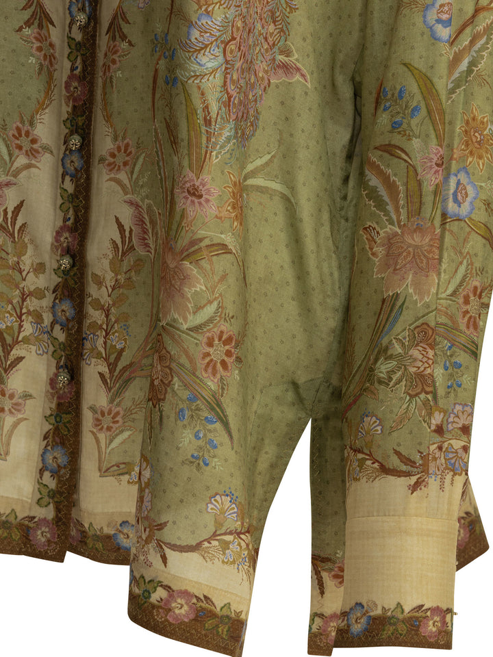 Zimmermann Indra Shirts - Verde | 5410b609d34d9f0fb5235d9ff10c55779cf357d6