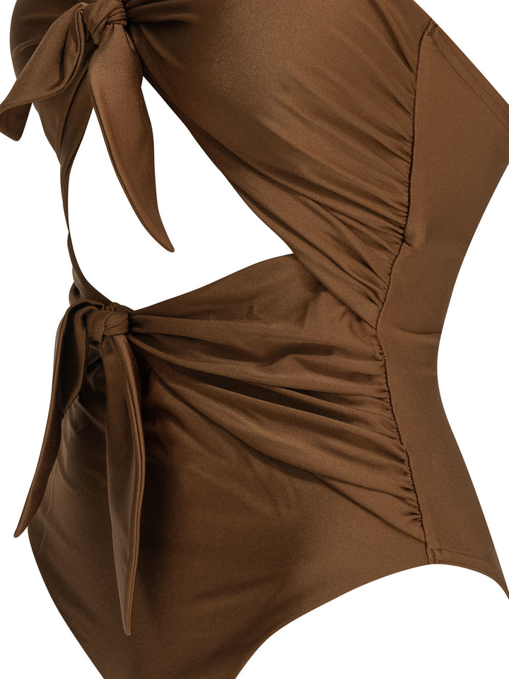 Zimmermann Aster Swimwear - Marrone | 923c4799775f781199ed5aa8caf567eb7ff4be70