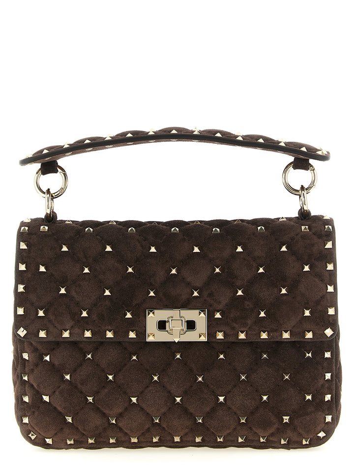 Valentino Garavani Rockstud Spike Mediium Borse a Tracolla - Marrone | 3b19f308f7334c0f69949d449eebe28d17744600