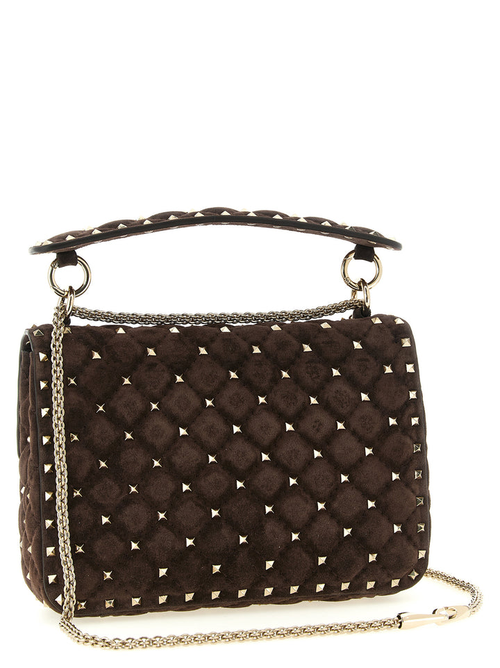 Valentino Garavani Rockstud Spike Mediium Borse a Tracolla - Marrone | baf6b1bcd473149d5ecaf0a1552e6ef6ffe13e5c