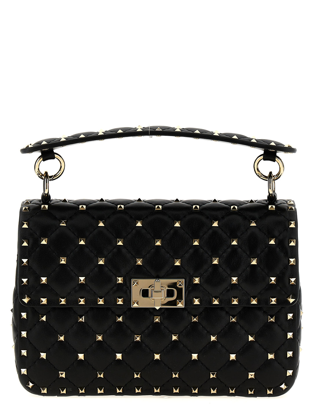 Valentino Garavani Rockstud Spike Borse a Spalla e Tracolla - Nero | d28bcc6e3bacd4579ad6f2e45d1a1f7dfb7ec823