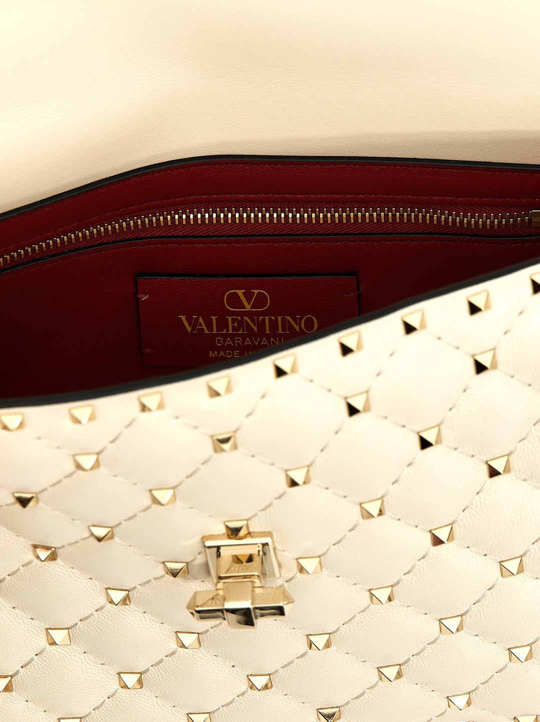 Valentino Garavani Rockstud Spike Borse a Spalla e Tracolla - Bianco | 402c2ea2e64284e99589e905eecebd3307e47dba