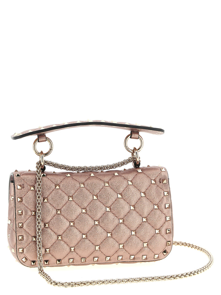 Valentino Garavani Rockstud Spike Borse a Spalla e Tracolla - Rosa | e5d918f6ec5d3c804da5762a405d955ae284b297