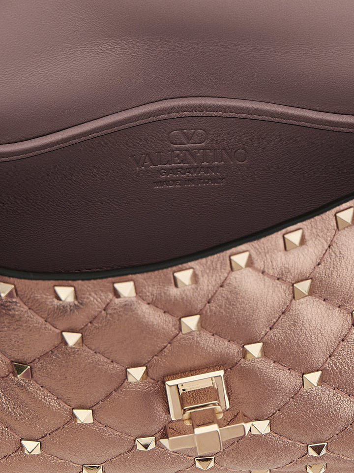 Valentino Garavani Rockstud Spike Borse a Spalla e Tracolla - Rosa | fa84d24d40ae90d6baf1f42acc41e4b04ea9d369