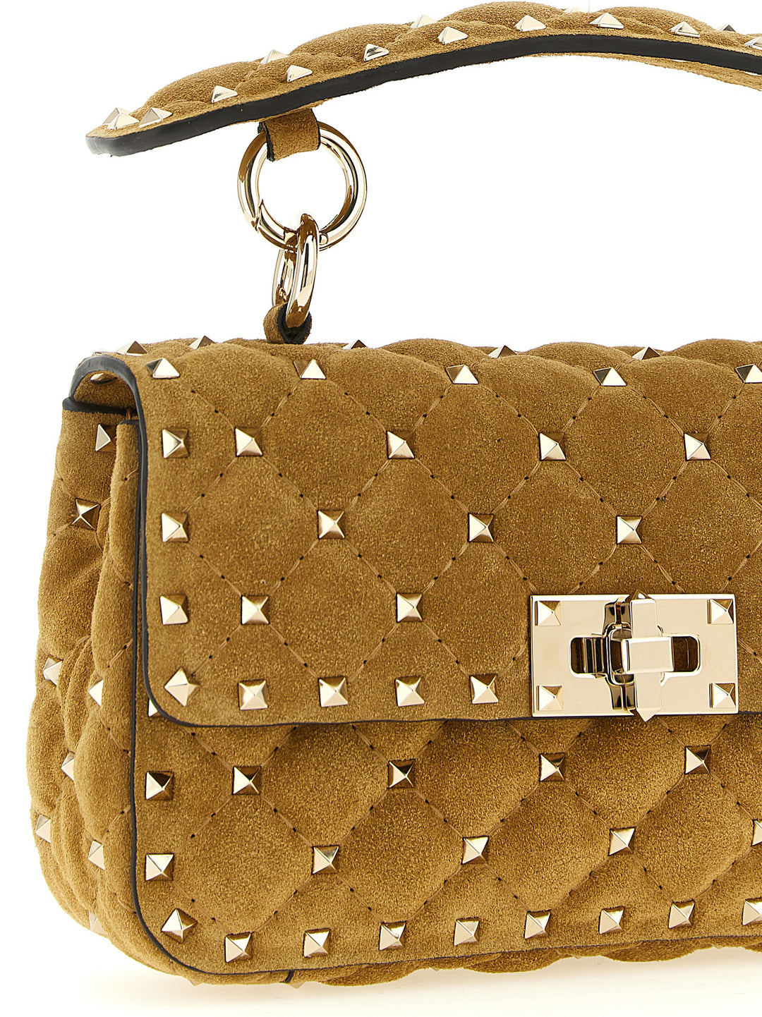 Valentino Garavani Rockstudspike Borse a Spalla e Tracolla - Beige | 2135929c40a81d363e846c189633d1c881946200