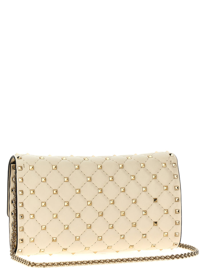 Valentino Garavani Rockstud Spike Borse a Spalla e Tracolla - Bianco | b59b1a8a88a089d2dd9adf1e5d4fd8ef5b131a64