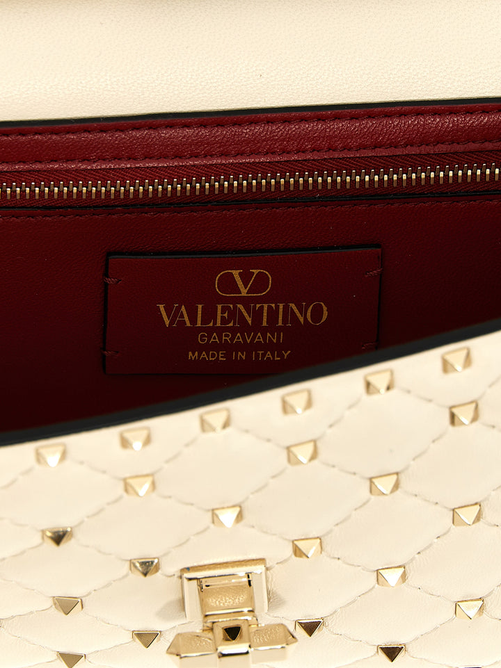 Valentino Garavani Rockstud Spike Borse a Spalla e Tracolla - Bianco | bcc17fb52698d42041c255845ea4a13ea9cfe3ef