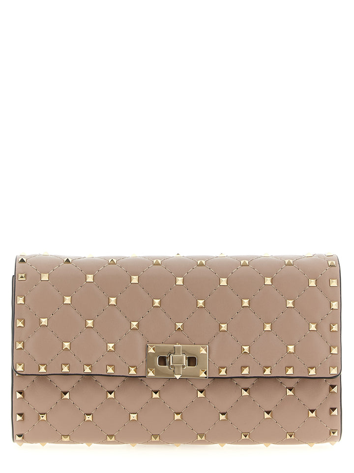 Valentino Garavani Rockstud Spike Borse a Spalla e Tracolla - Rosa | f78ca851c372e5f373af99c83a2e15615d5b3b54