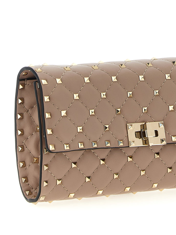 Valentino Garavani Rockstud Spike Borse a Spalla e Tracolla - Rosa | b73b270292581523e2ba6c67708d3825e2d119f4