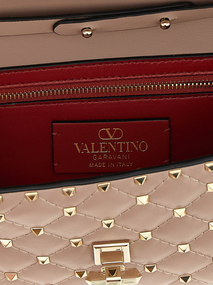 Valentino Garavani Rockstud Spike Borse a Spalla e Tracolla - Rosa | ee3a63f601d4f618b7304c2e5d0d02e4af92d7cf