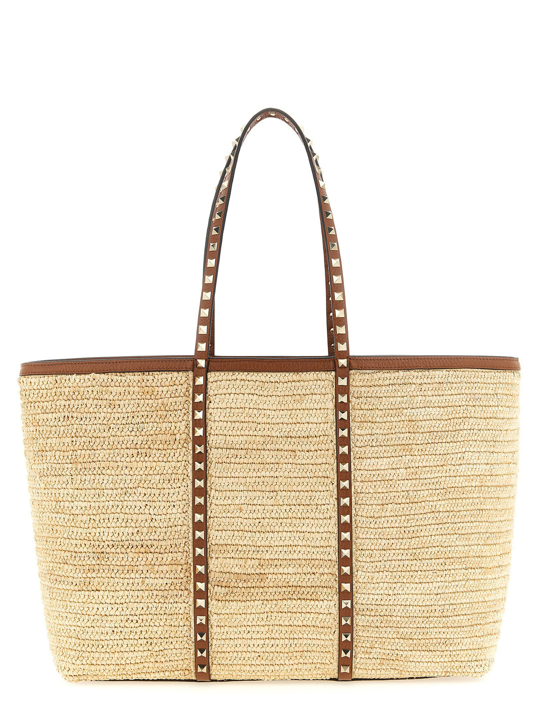 Valentino Garavani Rockstud Tote - Beige | 86f1a49dabeaca9b4fc05b26ce55cc6483e6841d