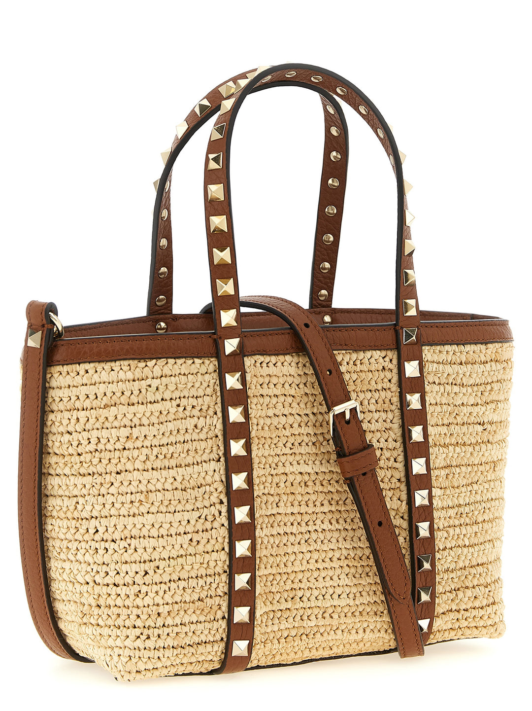 Valentino Garavani Rockstud Tote - Beige | 682b4401eb40d725af798fac9f232601ccdce878