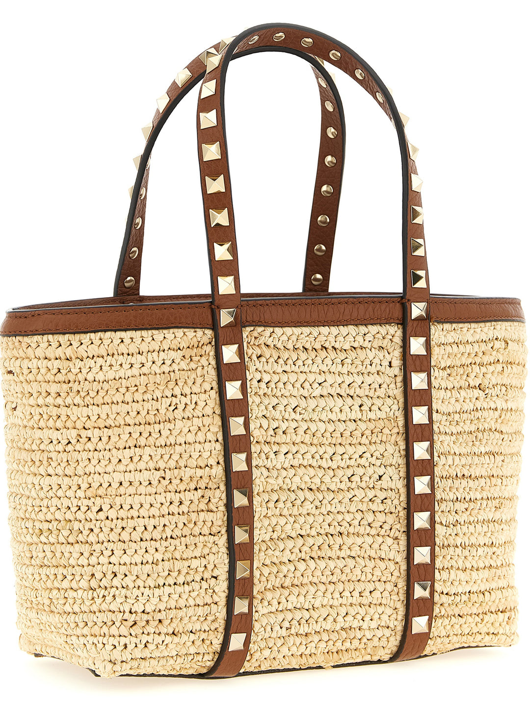 Valentino Garavani Rockstud Tote - Beige | 8ba5d237c16a6e14424d1cd8ddc6daed1cf368b6