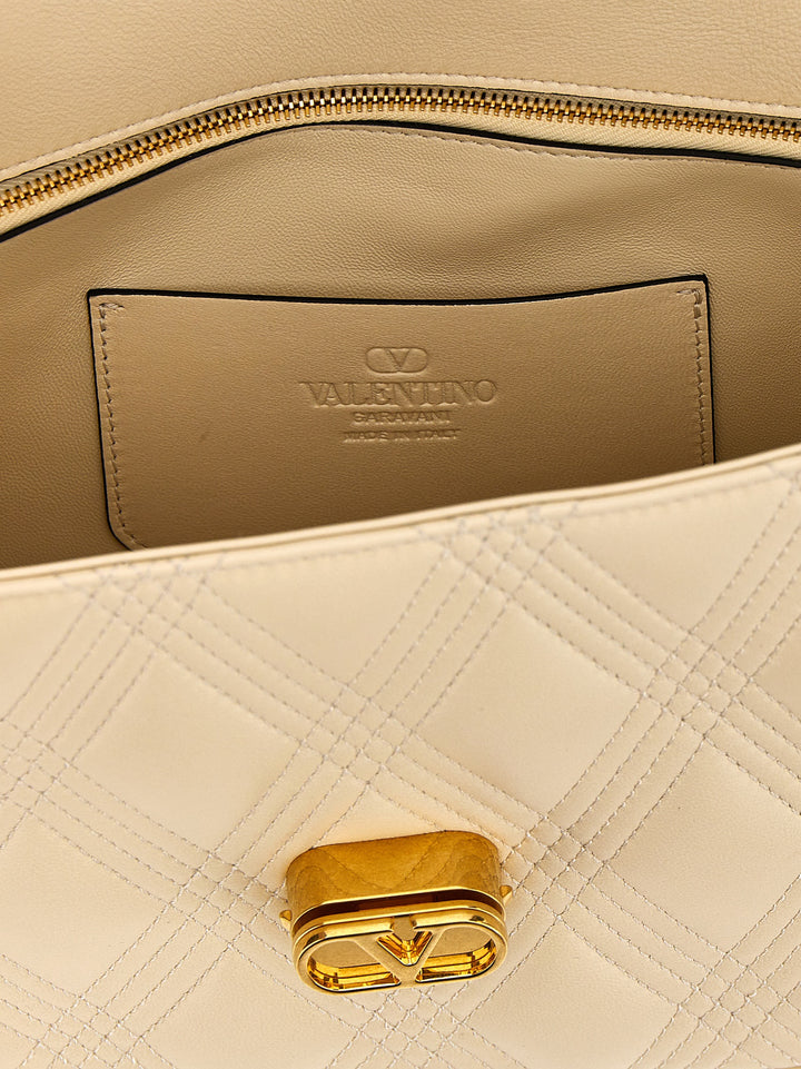Valentino Garavani Quiltie 67 Borse a Spalla e Tracolla - Bianco | 32a9c3f9be99cfcc4dbfb7cca3979626f1d1e584