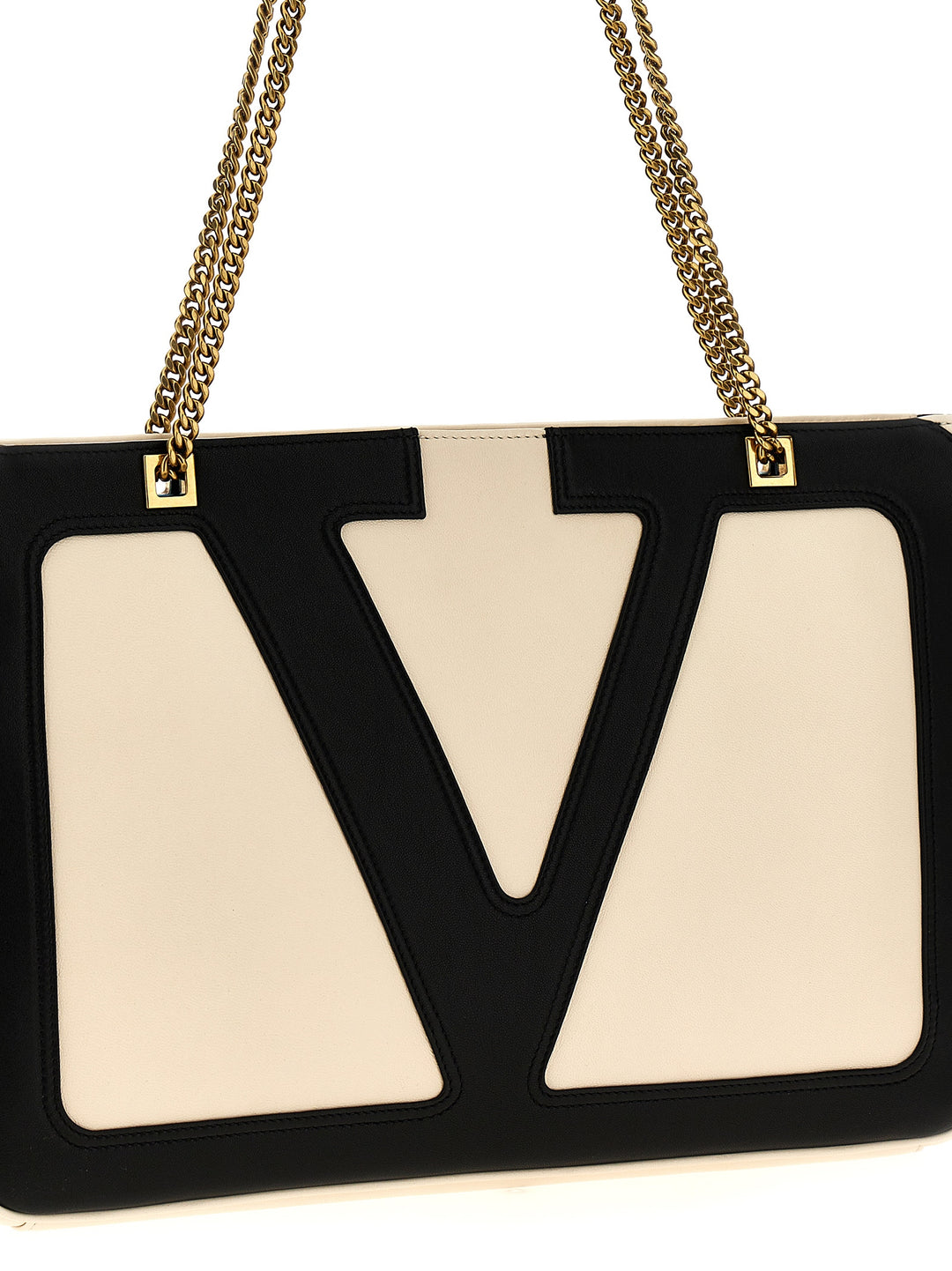 Valentino Garavani Viva Superstar Tote - Bianco/Nero | a4c40bdb0d388117ba16c33e671058eda68c2e23