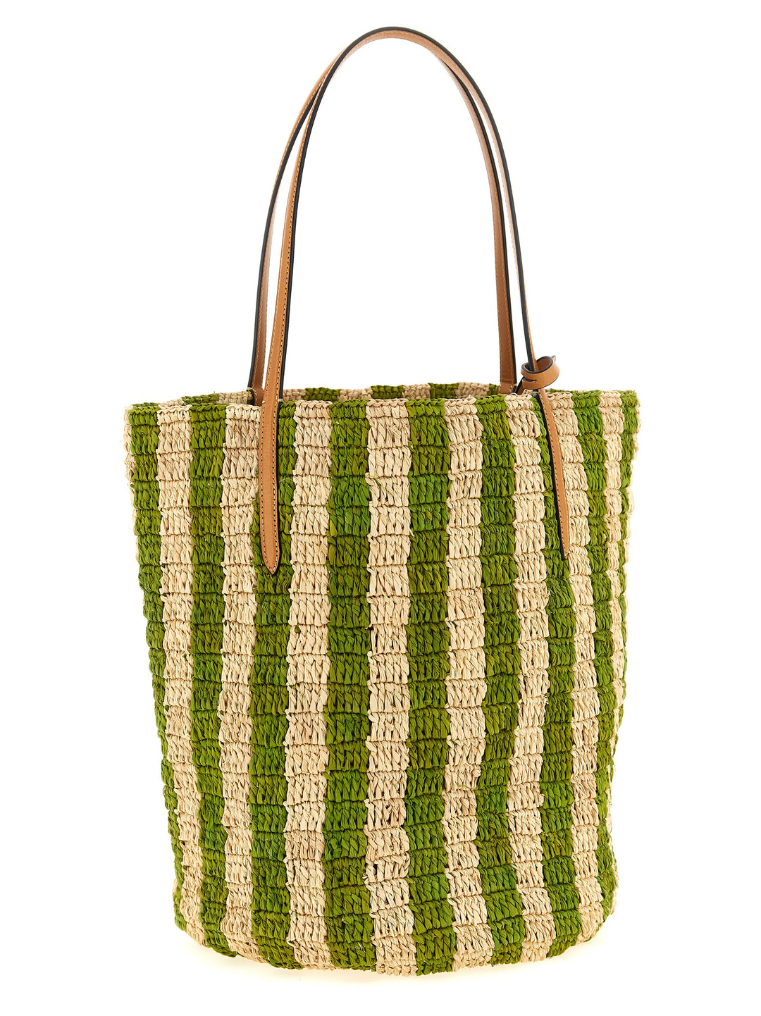 Valentino Garavani Shopping Valentino Garavani Raffia Tote - Verde | 903625e89bcffeebffe5da3fb9726bd46a5adc16