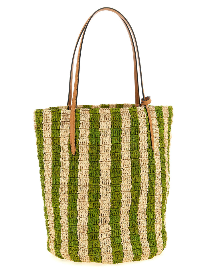 Valentino Garavani Shopping Valentino Garavani Raffia Tote - Verde | 903625e89bcffeebffe5da3fb9726bd46a5adc16