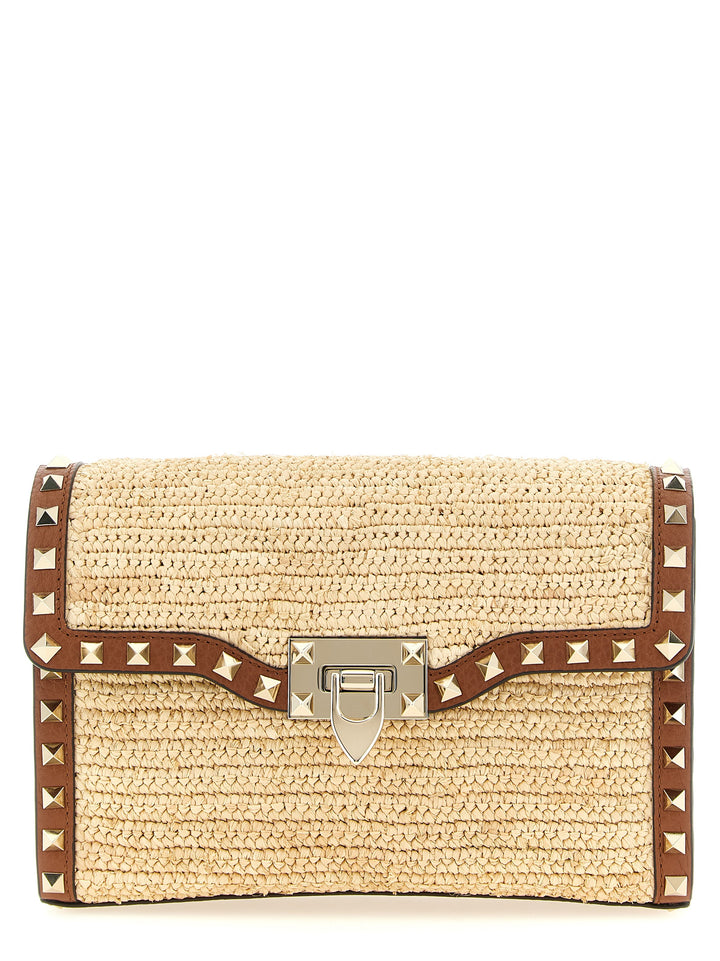 Valentino Garavani Rockstud Borse a Tracolla - Beige | f2a9ed8f6b699e4169f1bfe10b5697d8091d3d7c