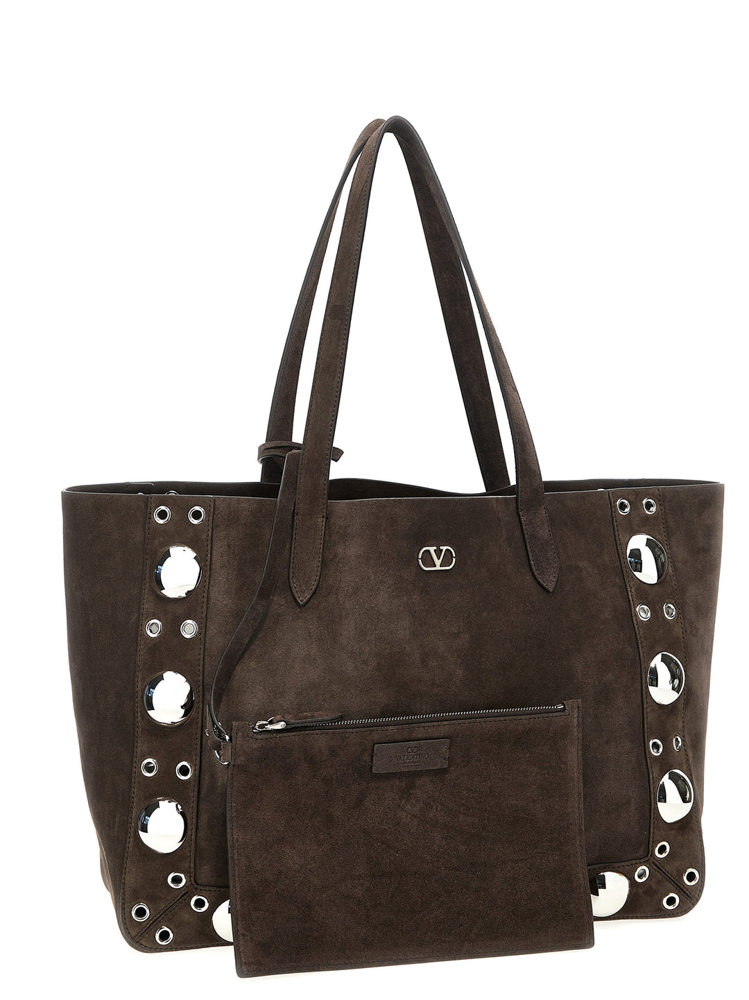 Valentino Garavani Nellcôte Tote - Marrone | 560fa13e0916de9160ab01d9ae6af946e6cbb3b0