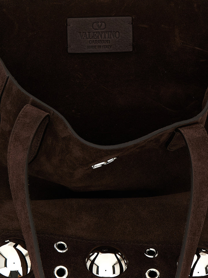 Valentino Garavani Nellcôte Tote - Marrone | c1498437ed85143135855681b942c76e39e88f07
