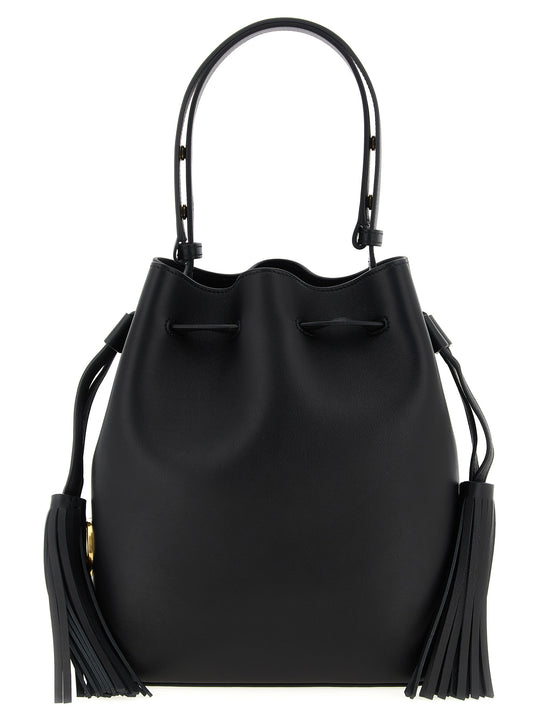 Valentino Garavani Vlogo Signature Shoulder Bag Borse A Spalla E Tracolla Nero