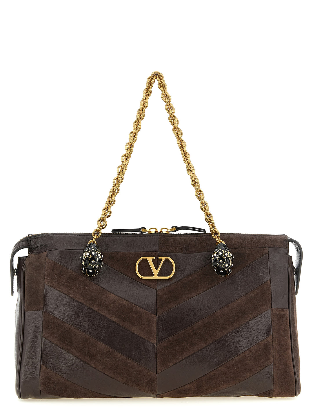 Valentino Garavani Panthea Borse a Spalla e Tracolla - Marrone | 741b9d4ef9850ee204918d78545e50db40fa2ce7