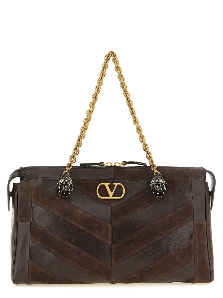 Valentino Garavani Panthea Borse a Spalla e Tracolla - Marrone | 741b9d4ef9850ee204918d78545e50db40fa2ce7