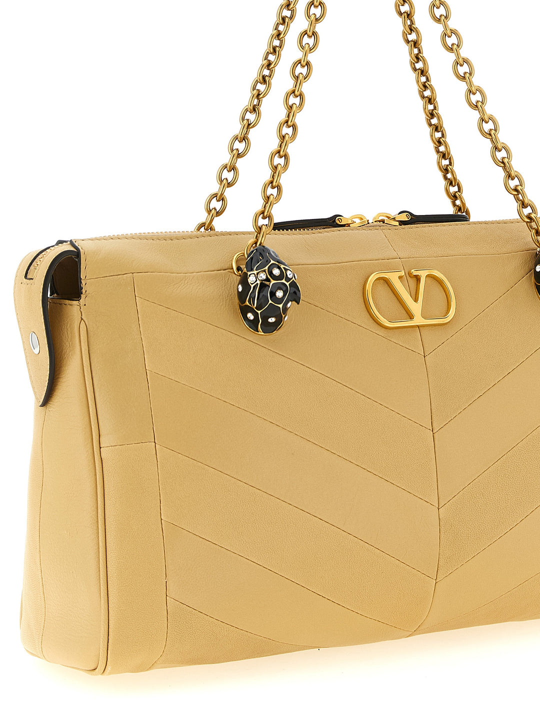 Valentino Garavani Panthea Borse a Tracolla - Beige | 8266fc20301e31706feec8a61f8fe9371603b3f3