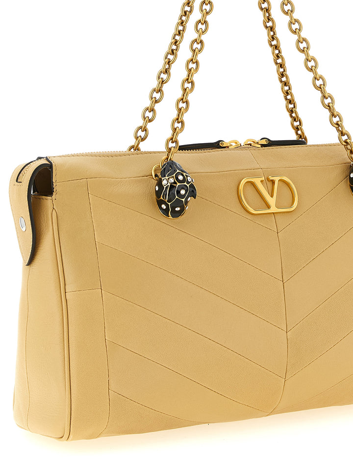 Valentino Garavani Panthea Borse a Tracolla - Beige | 8266fc20301e31706feec8a61f8fe9371603b3f3